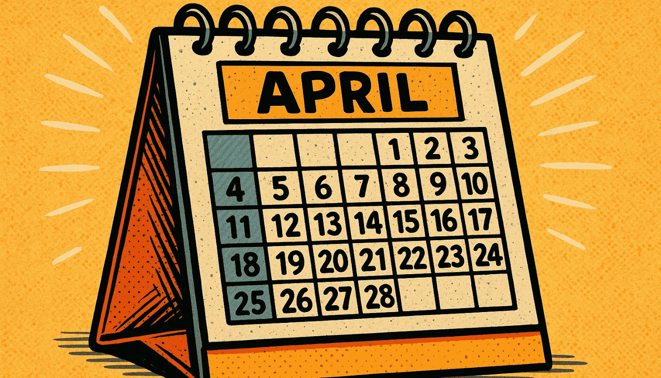 BIMI table calendar
